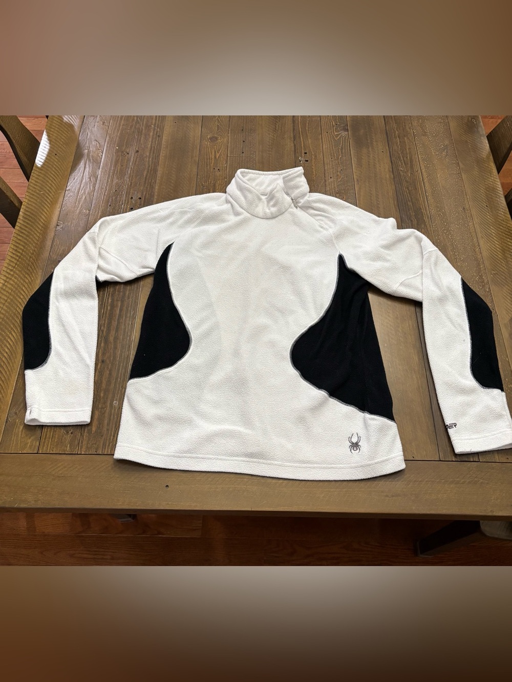 Spyder Fleece Mock-Neck Pullover with A-Symmetrical Zip